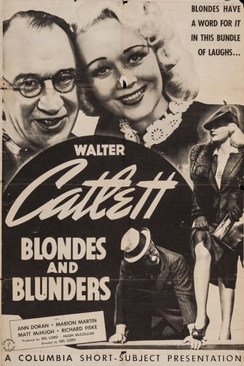 Blondes and Blunders Poster