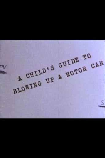 A Child's Guide to Blowing Up a Motor Car Poster